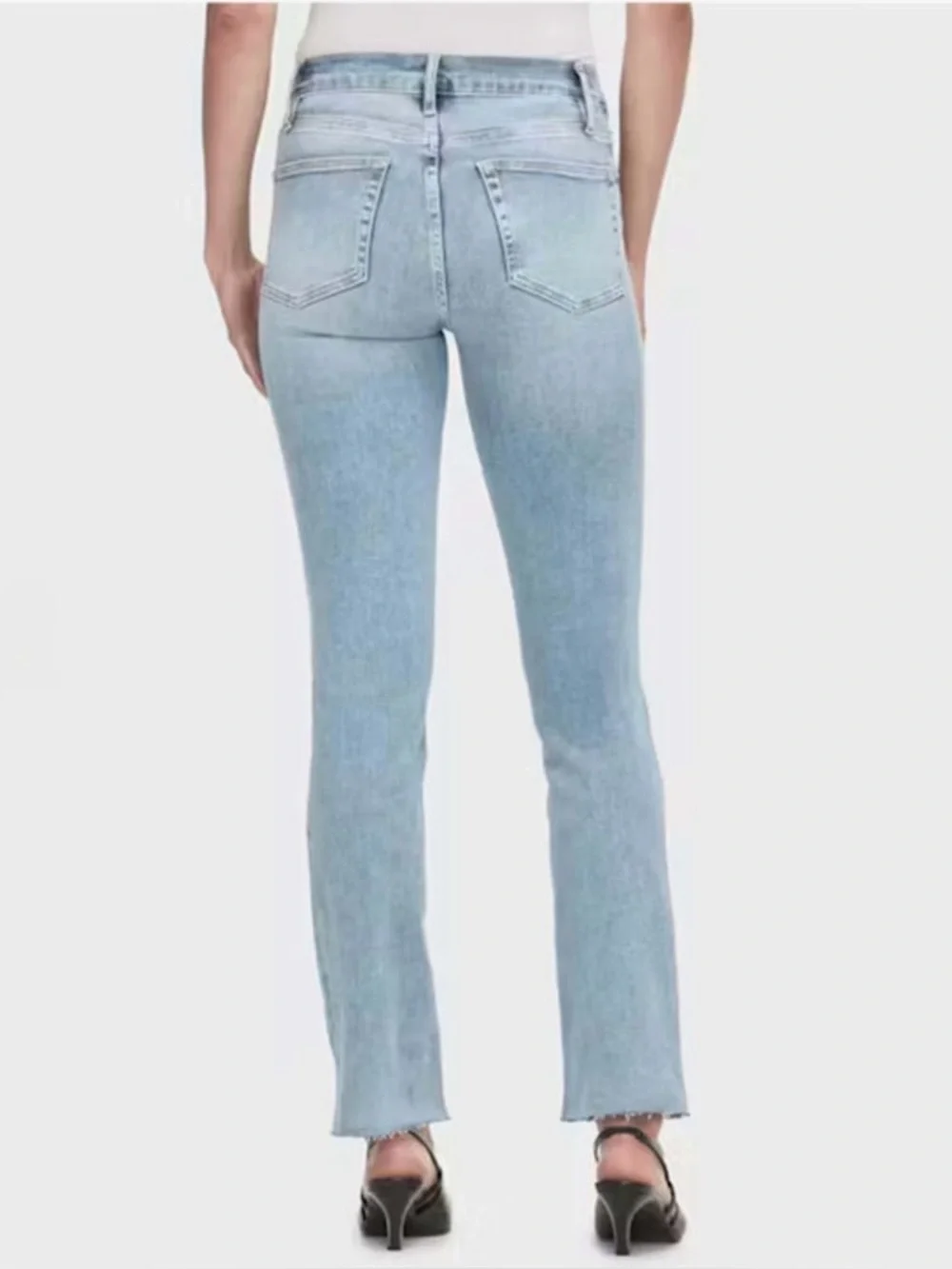 FRAME DENIM LE HIGH STRAIGHT COLORADO RAW AFTER DESIGNER DENIM JEANS SZ 27 - Picture 4 of 8